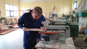 Romanian trainees of carpentry, summer 2015